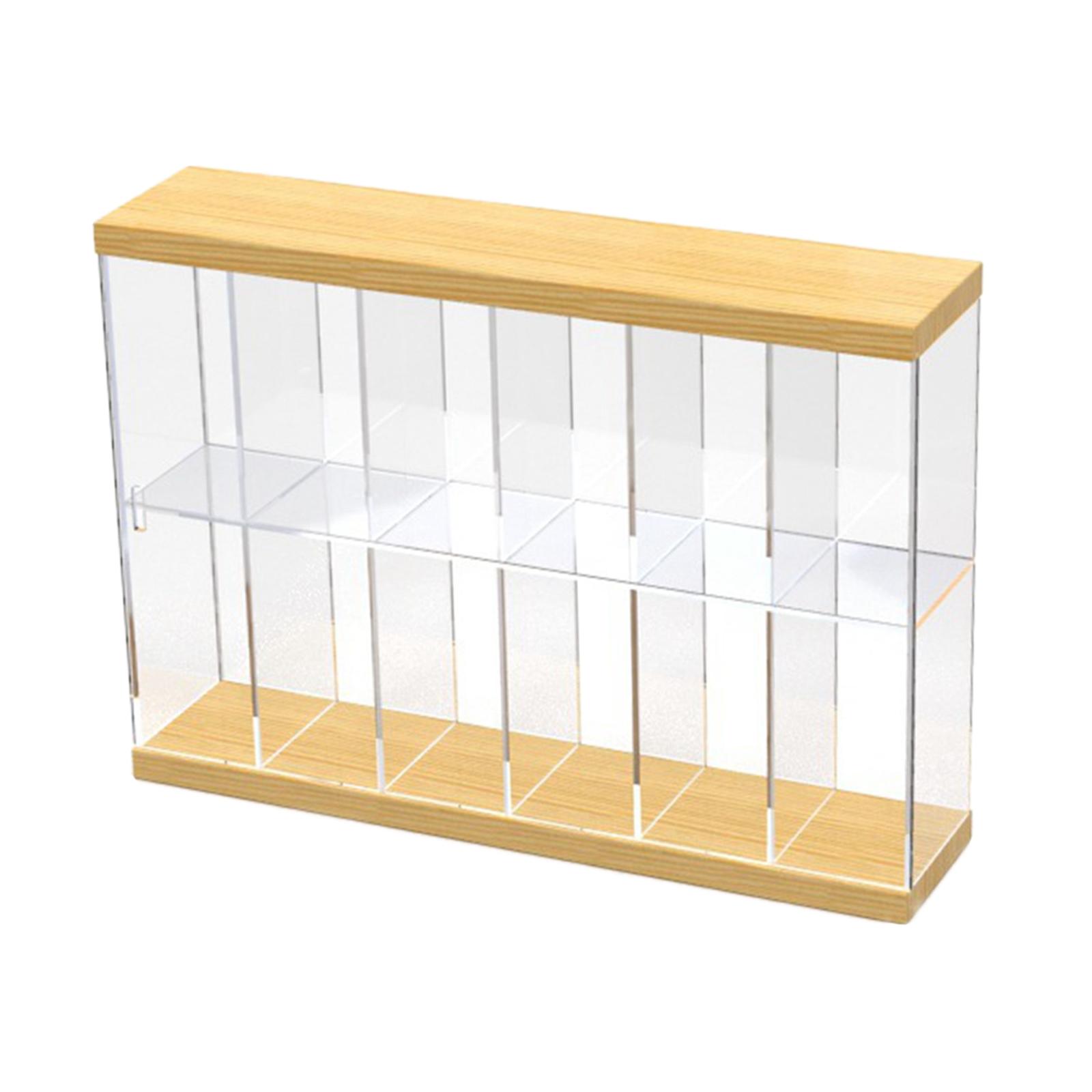 Bothyi - Vitrina Acrílica, Soporte De Exhibición De 2 Niveles Para Muñecas, Figuras De Acción De Juguete