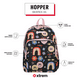 thumbnail image 2 of Mochila Xtrem Hopper 5XT Arcoíris Negro, 2 of 9