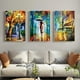 thumbnail image 1 of 3pcs Abstract Aall Art Canvas Paintings, Posters And Prints, Forest, Street, Rainy Pictures, For Living Room Home Decor, Gift, No Frame, 1 of 4
