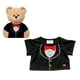 thumbnail image 2 of Polera Build a Bear esmoquin negra manga corta, 2 of 2