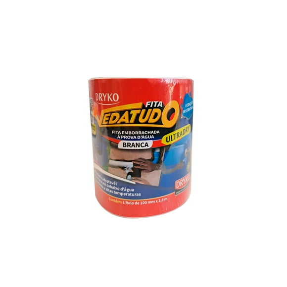 Parche sellador Drykofita  Blanco 100mm X 1,5mt