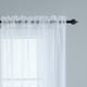 thumbnail image 5 of Cortinas transparentes Pitalk de 114 cm de longitud, blancas, para baño, 2 paneles, 5 of 8