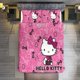 thumbnail image 1 of Letter Hello Kitty Bedding Set for Girls Kids Teen Tween Ultra Soft Microfiber Comforter Set Twin Size with 3-Pieces Comforters Bed Sets Bedroom Decor Bed Sheets, 1 of 5