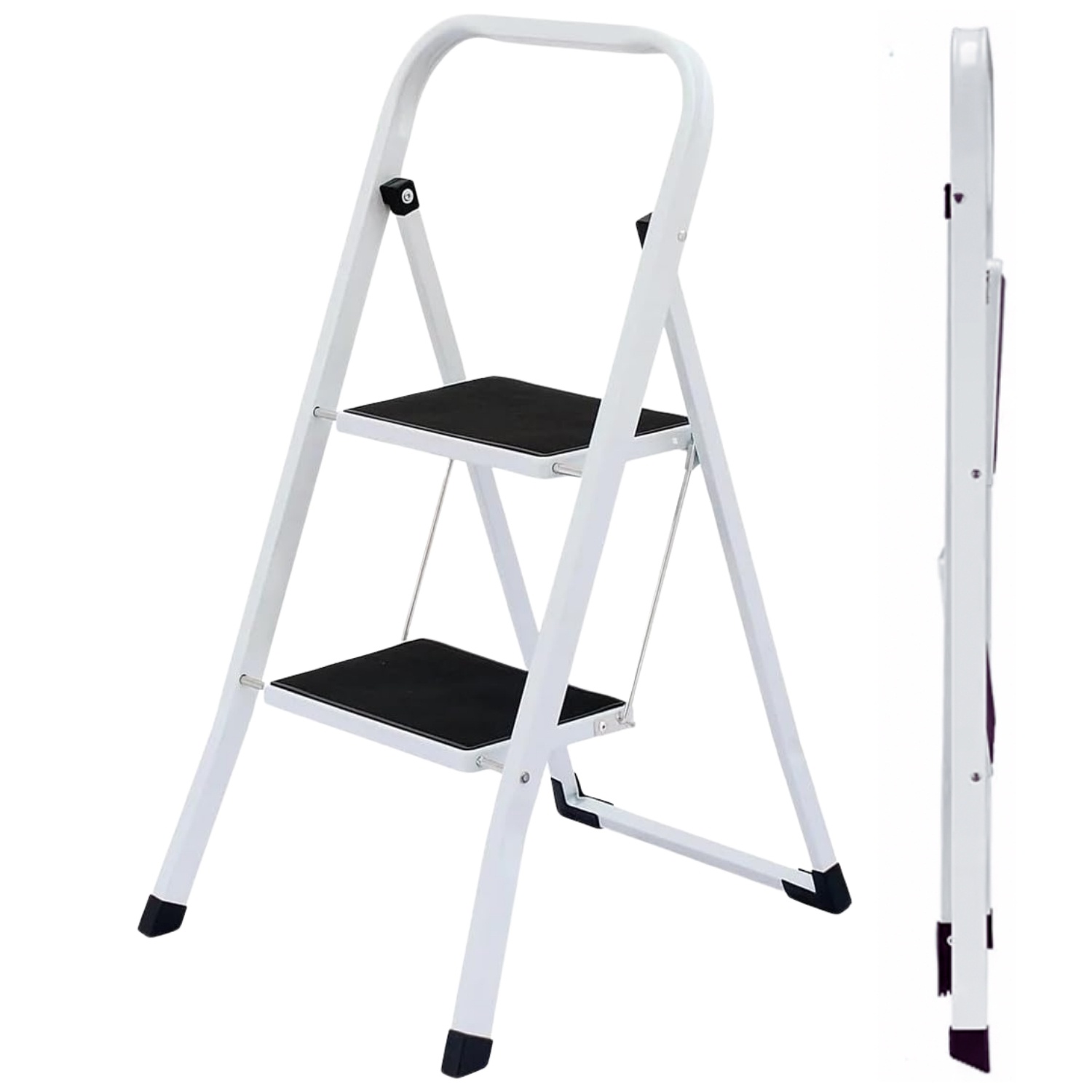 Escalera Plegable 2 Peldaños Homeclaf