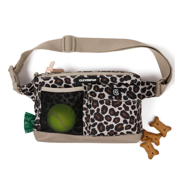 Riñonera Cleverpup Leopardo Manos Libres 28 × 18 × 5 cm