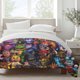 thumbnail image 2 of Five Nights at Freddy's Bedding Sets Bed Cartoon Duvet Cover Lightweight 3 Piece Bet Sets for Kids Boys Girls, 2 of 5