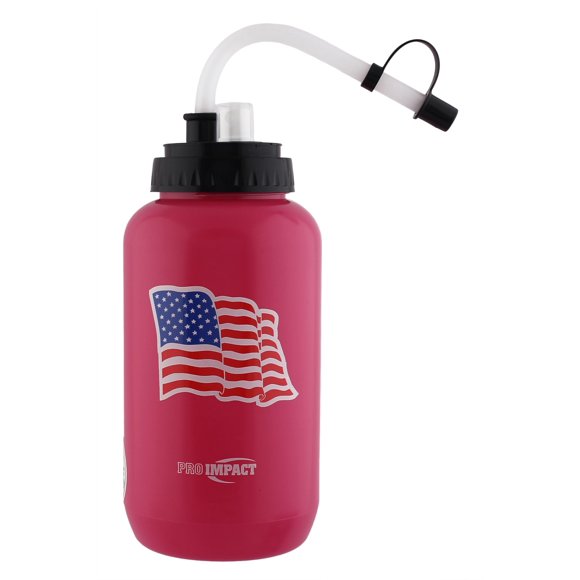 Botella Pro Impact 1000 ml con pajilla flexible y tapón spray LDPE libre de BPA