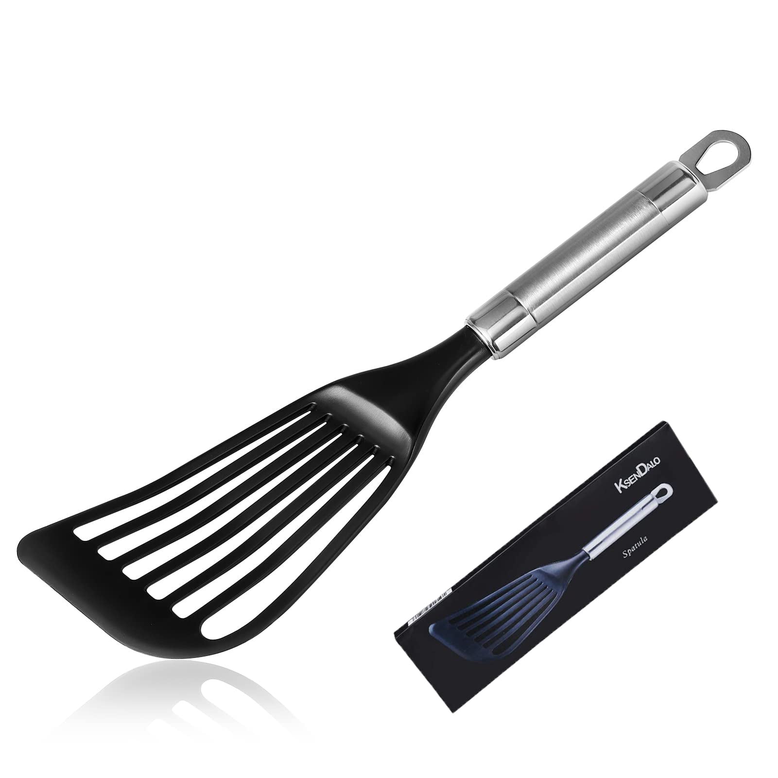 Espátula De Pescado Ksendalo Para Utensilios De Cocina Antiadherentes Con Hoja De Nailon