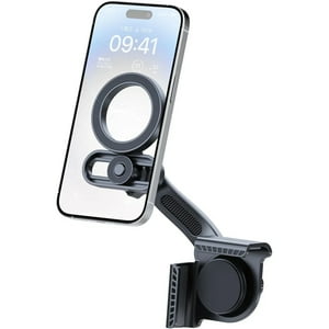 Genérico - Soporte Magnético Ajustable Para Teléfono Tesla Model 3/Y, Compatible Con Bases Magsafe, Soporte Y Fijación Seguros, Accesorios Esenciales Para Tesla-Negro