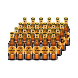 24X Cerveza Kross Golden Botellín 330Cc