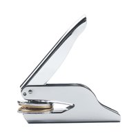 Magideal - Sello En Relieve, Sello De Letras Multifunción Portátil De Acero Inoxidable Para Sobres, Libretas, Manualidades, Suministros Para Fabricación De Joyas A