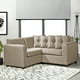 thumbnail image 1 of Seccional Esquinero Recife Tela  Beige 160x160x78, 1 of 3