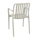 thumbnail image 4 of Pack 4 Sillas Terraza con Apoyabrazo Stripes Crema 54x58x80cm, 4 of 5