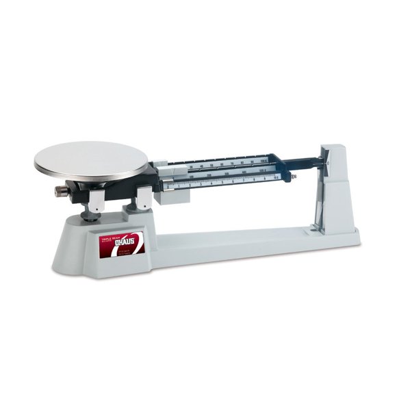 Balanza Ohaus de 610 g 0,1 g de tres brazos con acero inoxidable