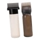 thumbnail image 3 of 2 botellas aplicadoras de peine de para tinte de cabello, cepillos vacíos recargables con aplicadores de aceite de escala graduada para salón de Negro, 3 of 4