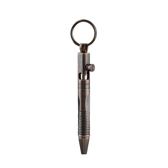 Bolígrafo SZHOWORLD Mini de Liberación Rápida Retro Negro 10 cm