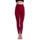 thumbnail image 1 of Leggings de compresión para hombre, cintura alta, control de barriga, color rojo L, 1 of 7
