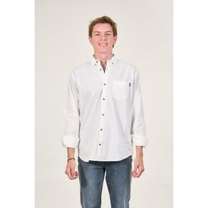 Polemic - Camisa Manga Larga De Algodón Procesada Wi5305
