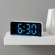 thumbnail image 2 of Reloj Despertador Digital Dual con Luz Nocturna, Día de la Semana, Temperatura, Regulable, Repetición, 12/24H para Dormitorio Blanco Azul, 2 of 7