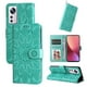 thumbnail image 4 of Funda tipo cartera FOXDOCK para Xiaomi 12 , diseño girasol en relieve, cuero PU, cierre magnético, soporte y tarjetero, 4 of 5