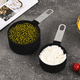 thumbnail image 4 of Tazas medidoras apilables con mango de acero inoxidable para medir ingredientes secos y líquidos, 4 of 5