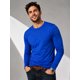 thumbnail image 1 of Polera Manga Larga De Hombre 250g/m Cuello Redondo Algodon Azul L Lisa, 1 of 3
