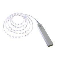 Magideal - De Movimiento Gabinete Tira De Luces Estante 120 Ángulo De Inducción Batería Recargable Dormitorio Tira De Luces Led Para Tocador Sala De Estar 1 Metro