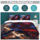 thumbnail image 5 of Fate Stay Night Anime Home Bed 3-piece Set Classic Japanese Anime Polyester Wash Student Dormitory Set, 5 of 5