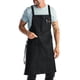 thumbnail image 1 of Delantal de chef Hedley & Bennett Crossback Denim Negro Abalone, 1 of 8