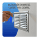 thumbnail image 4 of Celosia De Ventilacion Aluminio 25x20 Cm Rejilla Ventilacion, 4 of 5