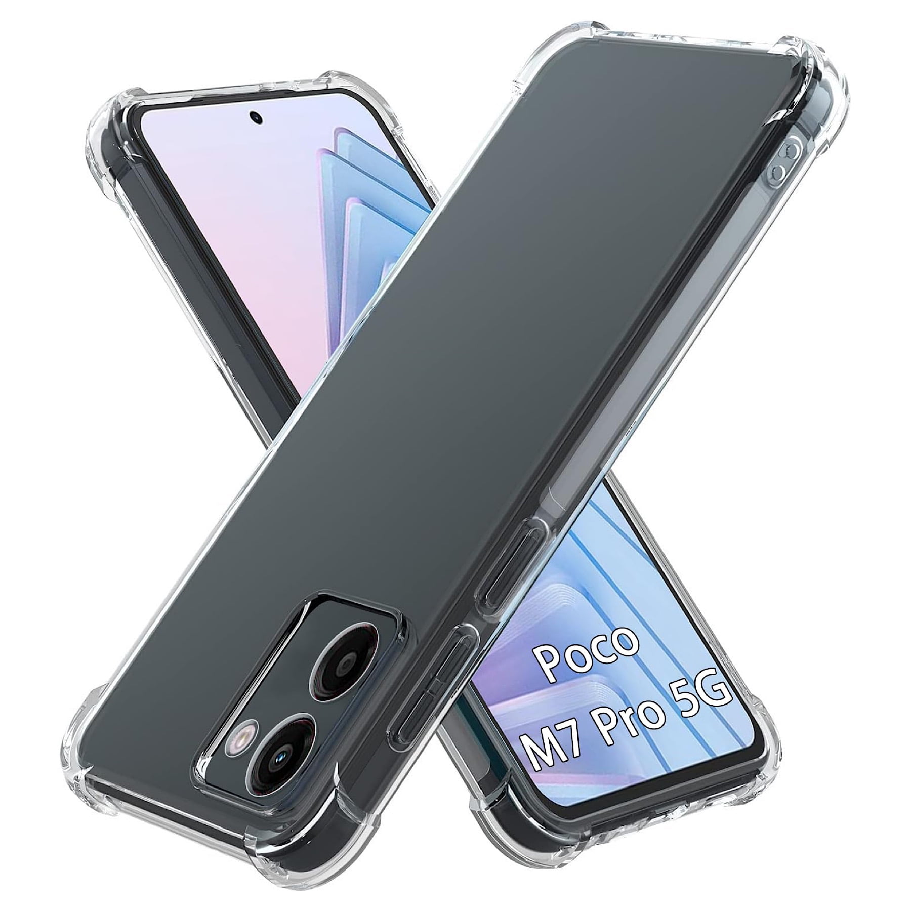 Genérico - Carcasa Transparente Para Xiaomi Poco M7 Pro 5g