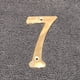 thumbnail image 2 of Número Para Puerta De Latón Macizo De 10 Cm (4 Pulgadas), 2 of 5