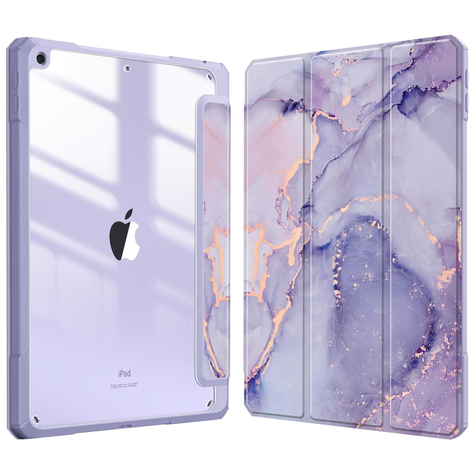 Funda Fintie Hybrid Slim Para Ipad De 9ª, 8ª Y 7ª Generación De 10,2 Pulgadas