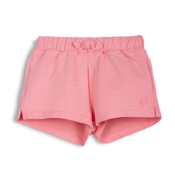 Short Bebé Niña Liso Cintura Elasticada Melón Pillin