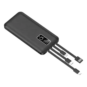 Impormaipu - Powerbank Batería Externa Para Celulares 20000 Mah 4 Cables Incluídos Tipo C Y Más Cargador Portatil