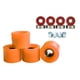 thumbnail image 4 of 4 Piezas Patines De Ruedas Patineta Sure Grip Rollerskate Ruedas Naranja, 4 of 5