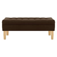 Bodevir - Banqueta Wood 2C Felpa 05 Chocolate