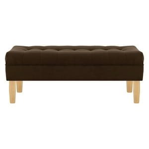 Bodevir - Banqueta Wood 2C Felpa 05 Chocolate