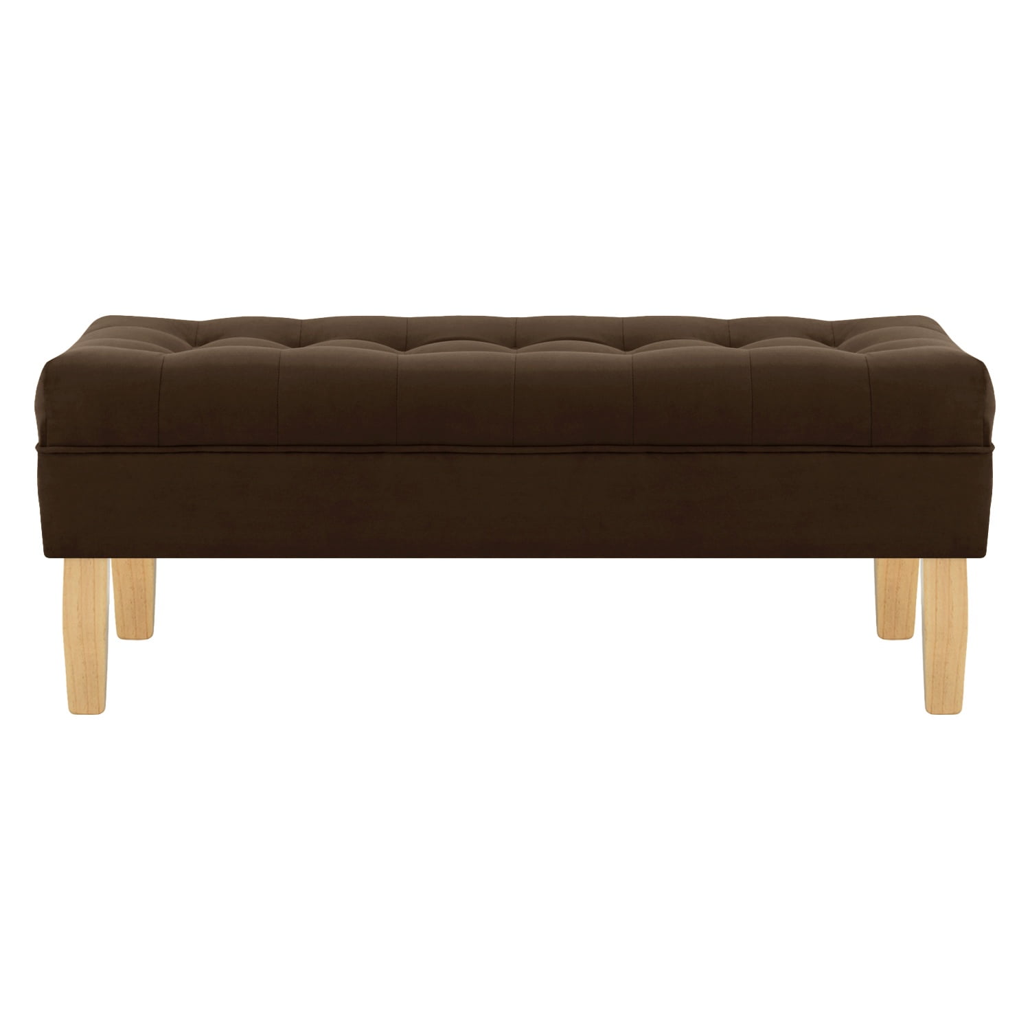 Bodevir - Banqueta Wood 2c Felpa 05 Chocolate