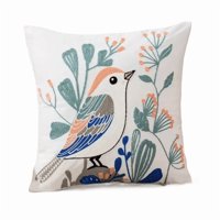 Genérico - Fundas De Cojines Bordadas A Elección 45X45 Diseño 39 Color Blanco