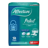 Chicolastic - Pañales Para Adulto Affective Protect Unisex Mediano 10Pz
