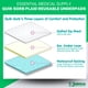 thumbnail image 4 of Almohadilla protectora reutilizable Essential Medical Supply 86 cm x 91 cm a cuadros, 4 of 6