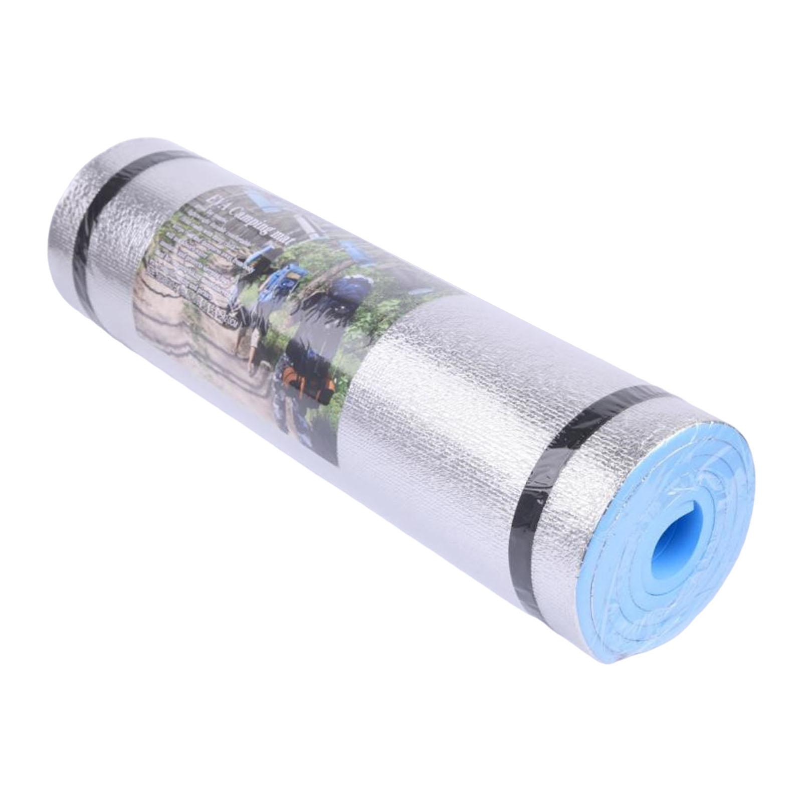 Ioensy - Alfombrilla De Espuma Eva Para Acampada, 180X50Cm, 6Mm De Espesor, Para Entusiastas Del Aire Libre, Color Azul