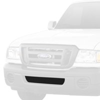 Parrilla De Parachoques Apg Gr06Hec43J Negra Con Forma De Palanquilla Horizontal De 8 X 6 Mm