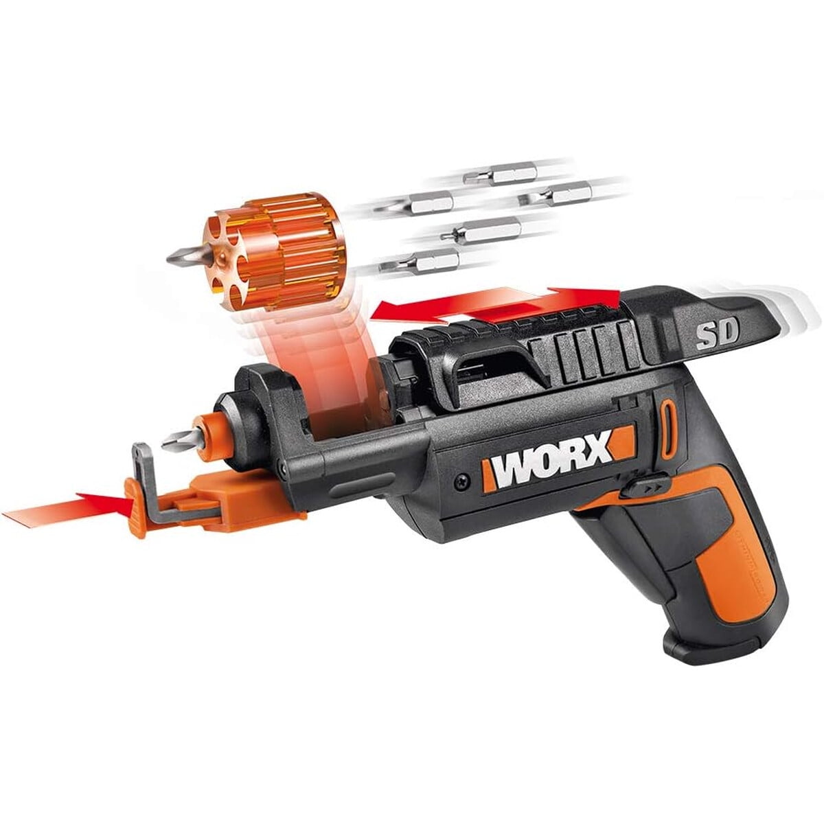 Atornillador Eléctrico Recargable Worx Wx255l 4v 6 Puntas