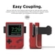 thumbnail image 2 of Soporte de sobremesa para Apple Watch Soporte de carga Patrón retro Base de carga para IWatch 8 7 6 5 4 3 2 SE Base de silicona-Rojo, 2 of 5