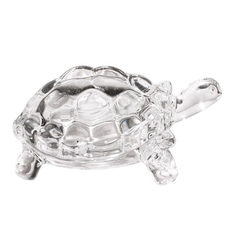 Bothyi - Colección De Figuras De Tortuga De Cristal, Escultura Animal Para Estante, Escritorio De Sala De Estar