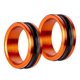 thumbnail image 3 of Anillo De Metal Para Línea De Pesca, Tirador De Línea De Pesca, Protector De Línea, 2 Piezas, Color Naranja, 3 of 5