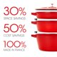 thumbnail image 5 of Juego de ollas de hierro fundido STAUB de 4 piezas apilables negro mate, 5 of 9