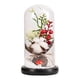 thumbnail image 5 of Adorno De Navidad Artificial Cubierta De Vidrio Para Oficina En Casa Decoración Navide?a Algodón Red Bean, 5 of 5